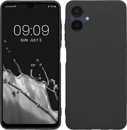 Vista 200 de kwmobile Funda compatible con Samsung Galaxy A12 - Funda protectora de silicona TPU suave y delgada - Azul Báltico