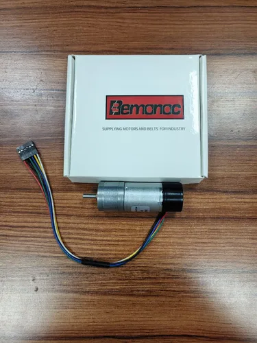 Vista 8 de Motor de engranaje de metal con codificador, de 12 V CC, de baja velocidad, 60 RPM, con codificador para Arduino y impresoras 3D