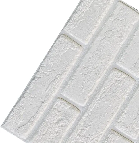 Vista 24 de ECYC Ltd Paneles de pared de espuma de ladrillo 3D de 13.78 x 30.31 x 0.18 pulgadas, paneles de papel tapiz de espuma autoadhesivos, calcomanías