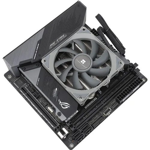 Vista 9 de Thermalright AXP90-X36 Enfriador de aire de CPU de perfil bajo, refrigeración por radiador de 1.417 in de altura, ventilador PWM delgado TL-9015