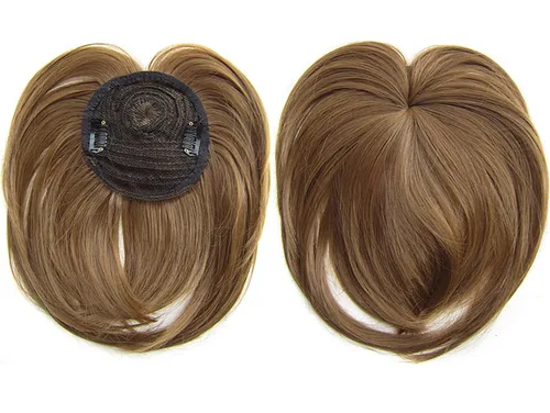 Vista 12 de Faringoto Extensiones invisibles para el cabello para mujer, extensiones de cabello adelgazante para peluca, parte superior gruesa 30#