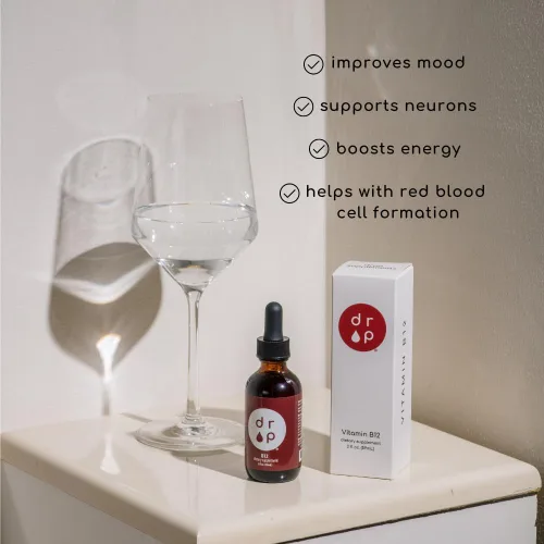 Vista 5 de Drop Supplements - Gotas de electrolitos orgánicos de minerales traza y vitamina B12, 2500 mcg, paquete de gotas líquidas de 2 onzas