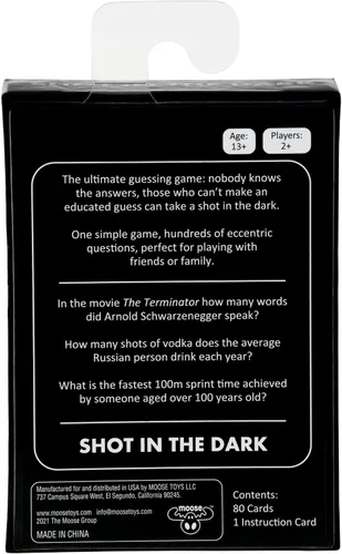 Vista 4 de Shot In The Dark - Moose Games - El mejor juego de preguntas poco ortodoxo, multicolor, 91022
