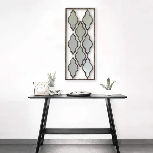 Vista 12 de All American Collection - Decoración de pared chic y moderna de aluminio y metal con marco