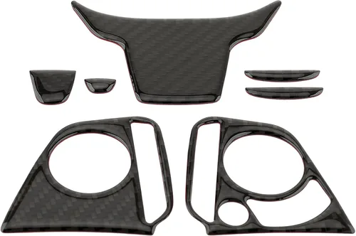 Vista 2 de AUTOKAY Funda de volante de fibra de carbono real para Honda Civic Sedan 2016-2020