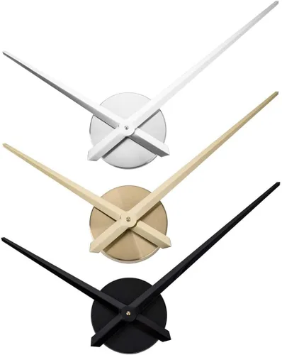 Vista 7 de AILILIFE Manecillas de reloj 3D, mecanismo de movimiento de reloj grande con manecilla de pala de 12 pulgadas de largo, relojes de pared 3D