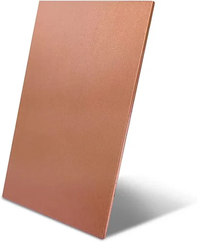 Vista 4 de Textura lisa de cobre antiguo, muestra de pátina para campana extractora de cobre SINDA