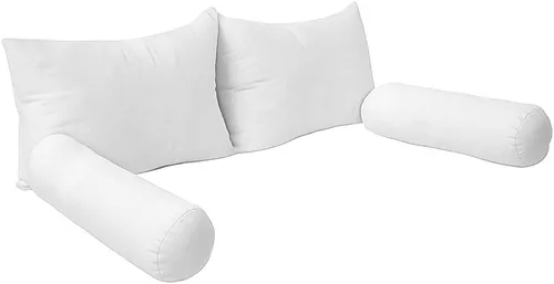 Vista 4 de Prolinemax Cojín de almohada y cojín de almohada de tamaño individual estilo 2, relleno de fibra de poliéster, para exteriores, interiores, porche