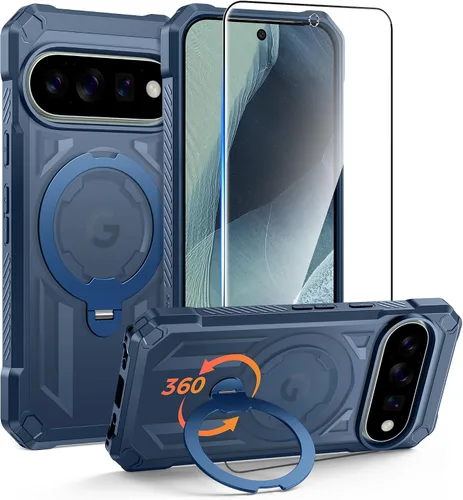Vista 23 de FNTCASE Funda para Moto G 5G 2023 / Moto G Power 5G 2023 con función atril
