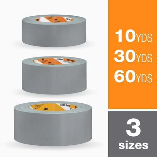 Vista 8 de 3M Cinta adhesiva 1230-C, 30 yardas, gris