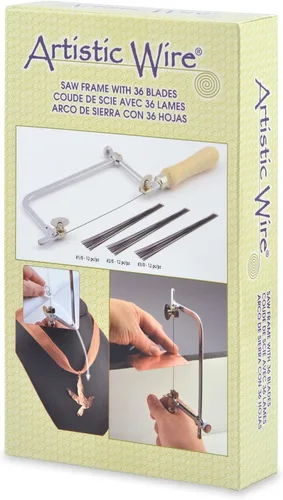 Vista 6 de Artistic Wire Jewelers - Cuchillas de repuesto para sierra, tamaño 1/0, 144 piezas, ideal para joyeros, plateros y trabajadores aficionados, sierra