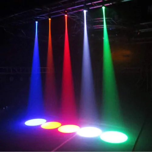 Vista 7 de 9w RGB Beam Lights para la luz de la bola del disco, Spotlight+Mirror Ball Lights Spot Light Stage