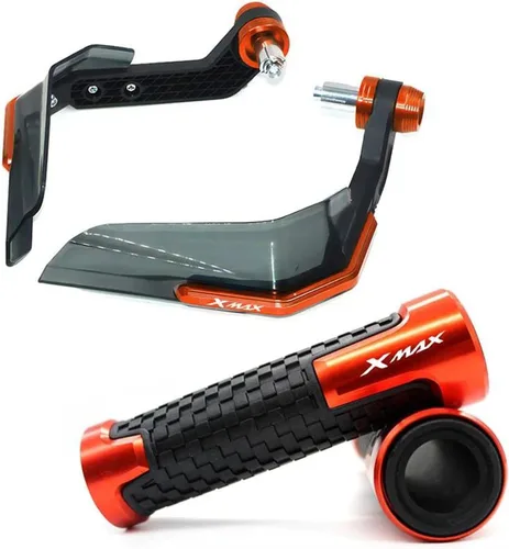 Vista 11 de Para Y&AMAHA Xmax X-MAX 125 250 300 400 2017-2023 2022 - Agarres para guardamanos de motocicleta (color plateado 2)