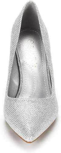 Vista 5 de DREAM PAIRS Zapatos de tacón alto de aguja para mujer, con punta cerrada, zapatos de vestir para bodas, trabajo, oficina, negocios, 3 pulgadas