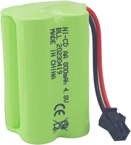 Vista 4 de AA 4.8V 800mah SM-2P Plug Batería recargable con cable de carga USB para 1/28 Stunt RC car C128 1/28 NB2801 NB2802 NB2803 doble cara Tumbling Spin