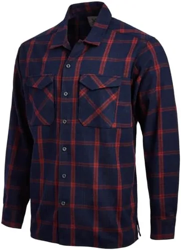 Vista 2 de Vertx Canyon River - Camisa táctica de franela para hombre, manga larga, para trabajo al aire libre, con bolsillos, equipo de operaciones tácticas
