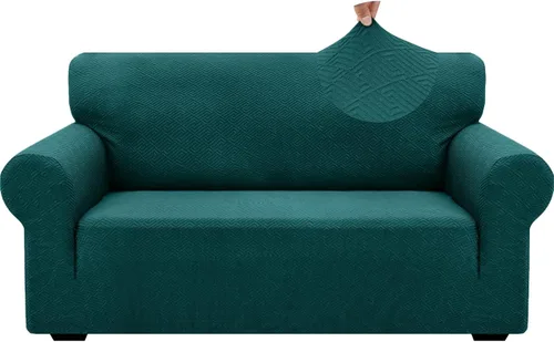 Vista 13 de ZNSAYOTX 1 Funda de silla Jacquard para sala de estar, funda de silla de alta elasticidad con brazos, antideslizante, apta para mascotas, funda