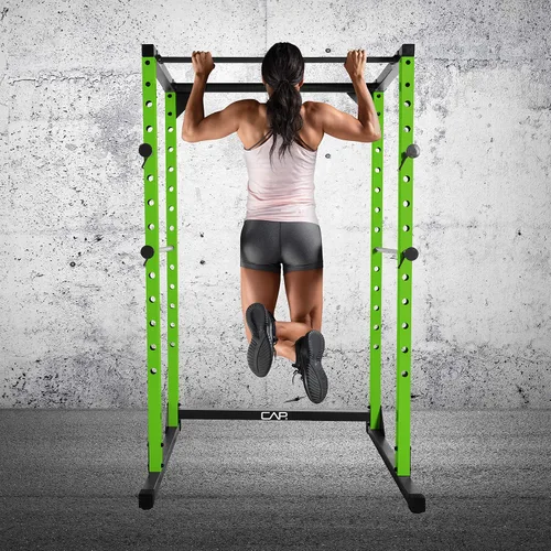 Vista 8 de Cap Barbell Serie de color de rack de potencia de jaula completa Opciones de 6' o 7