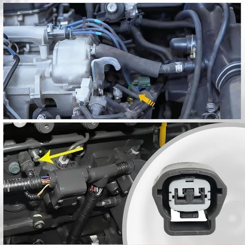 Vista 5 de Conector con cables del sensor de temperatura del refrigerante del motor, compatible con Nissan Altima 94-06, Frontier 98-20, Pathfinder 96-12