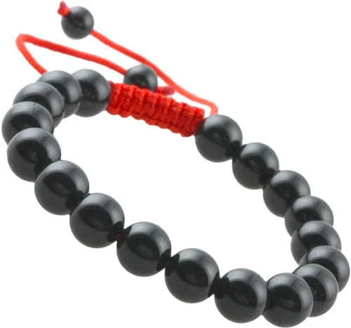Vista 4 de Rockcloud - Pulsera de oración budista tibetana con piedras curativas