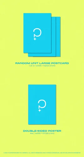 Vista 4 de ( PHOTO BOOK Ver. ) TREASURE THE SECOND STEP : CHAPTER TWO 2nd Mini Album ( LIGHT GREEN + DEEP BLUE - 2 Ver Full Set )+1ea Folded Poster(First Press