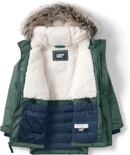 Vista 3 de Lands' End Parka impermeable de plumón de invierno para niños