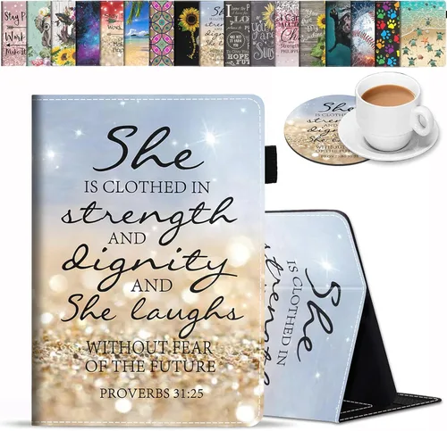 Vista 15 de Funda para tableta Amazon Kindle Fire HD 8/Fire HD 8 Plus (12ª/10ª generación, versión 2022/2020) – Funda de piel sintética de alta calidad
