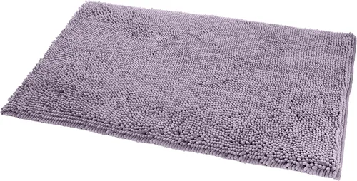 Vista 11 de Amazon Basics - Alfombra antideslizante de microfibra absorbente y mullida para baño, 21" x 34", color lavanda