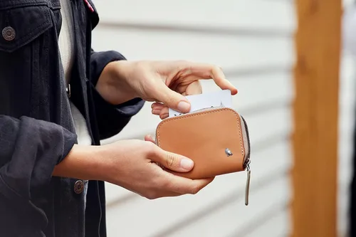 Vista 7 de Bellroy Folio Mini (Wallet, Bolsa de monedas), CarbónCobalt, Casual