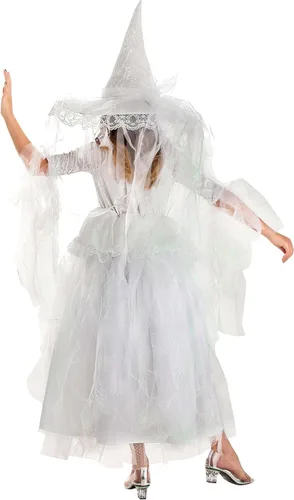 Vista 4 de Kid's White Witch Costume