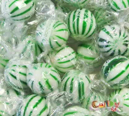 Vista 2 de Bolas de menta verde jumbo 120 piezas: 1 unidad