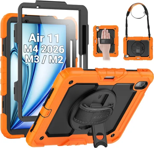 Vista 24 de SEYMAC para iPad mini 5/ Mini 4 Funda de 7.9 Pulgadas, Funda Protectora de Cuerpo Completo Resistente a Golpes con Protector de Pantalla, Soporte