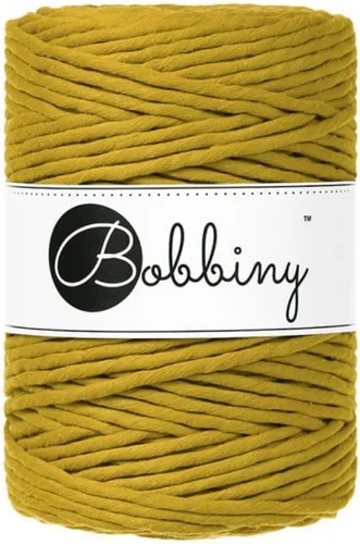 Vista 26 de Bobbiny Cordón de macramé XXL de 0.197 in de una sola capa (aguamarina), 108 yardas/330 pies (100% algodón reciclado)