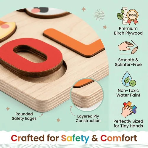 Vista 4 de Rompecabezas de nombre personalizado para niños, regalo de juguetes personalizados para bebés, rompecabezas de nombre personalizados para niños