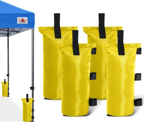 Vista 9 de ABCCANOPY - Juego de anclaje de 4 bolsas de arena de 112 libras para toldos desplegables para exteriores