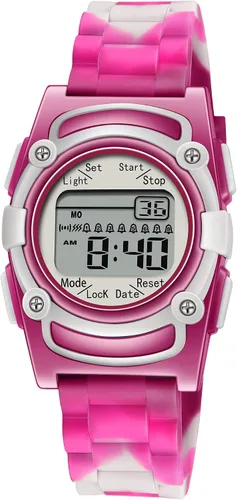 Vista 7 de T TICCI Reloj vibratorio digital para niños, 8 alarmas, recordatorio de medicación, entrenamiento urinario, vibración, píldora, aviso, vibra