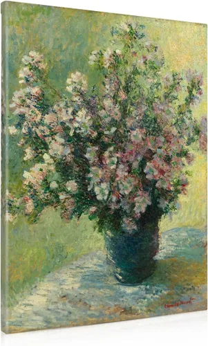 Vista 79 de IPIC - Reproducción artística de los lirios de agua de Claude Monet 1906, impresiones giclée coinciden con el marco dorado clásico, arte de pared