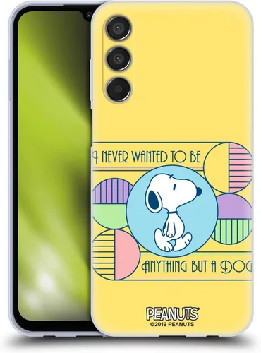 Vista 283 de Head Case Designs Snoopy Deco Dreams - Funda de gel con licencia oficial de Peanuts Blue Pattern [protección de grado militar] compatible con Google