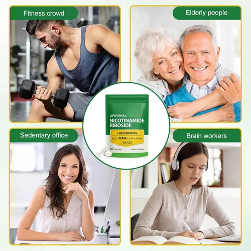 Vista 7 de Daiasns Suplemento NAD+ 900 mg – Ribosida y resveratrol de nicotinamida liposomal, apoya los músculos, el cerebro, la energía celular, alternativa