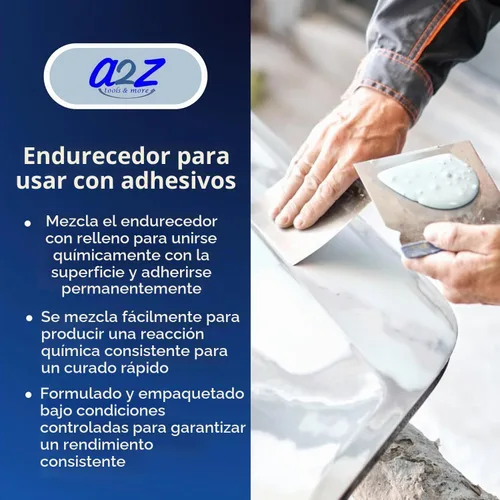 Vista 4 de Endurecedor crema blanca de 4 onzas (onzas) (embalaje a granel) ideal para epoxies de la industria de la piedra, masillas de acabado, rellenos