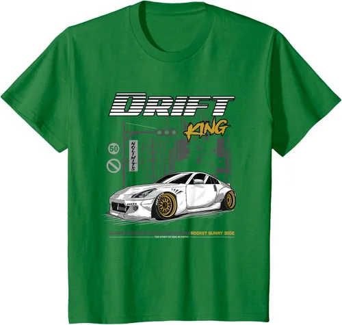 Vista 39 de Z34 370 Fairlady Z - Camiseta gráfica de cuerpo ancho, Negro, S