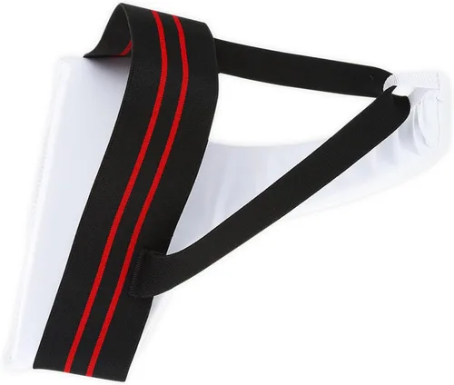 Vista 6 de Guardia de ingle para mujer Taekwondo Guardia de ingle Boxeo Karate Jockstrap Sanda Crotch Protector(M)