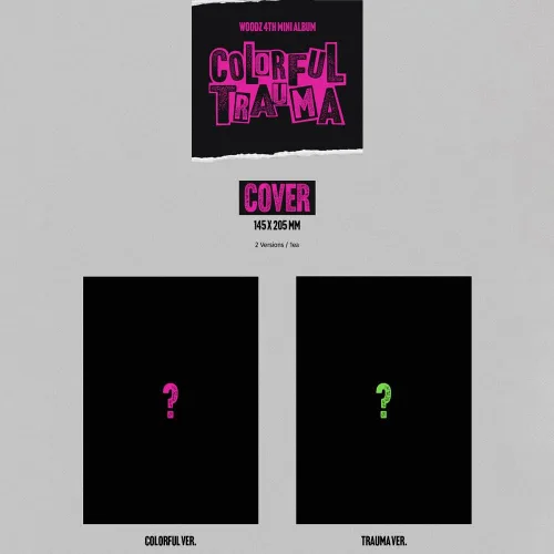 Vista 2 de dreamus WOODZ - COLORFUL TRAUMA 4º mini álbum (set ver.)