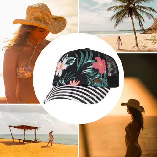 Vista 3 de Roxy Sombrero de camionero Water Come Down para mujer