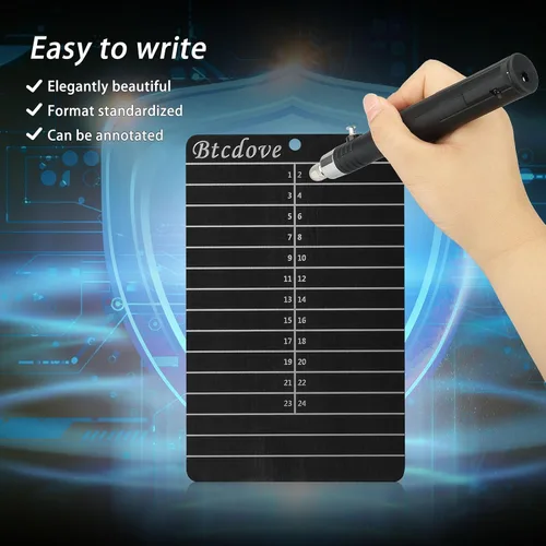 Vista 4 de Titanio Crypto Seed Phrase Card, Heavy Duty Seed Phrase Storage Wallet, Negro -, 4 unidades. y pluma de grabado eléctrica