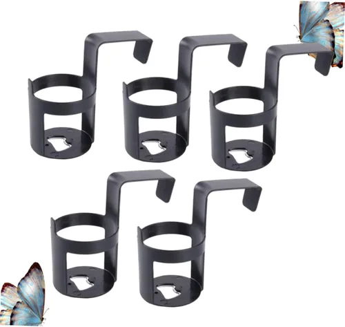 Vista 7 de Estante colgante para interior del automóvil, soporte universal para vasos de automóvil, estante portátil para botellas y tazas, fácil instalación