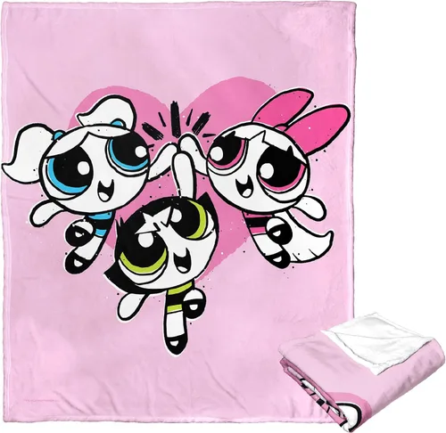 Vista 9 de Northwest Powerpuff - Manta de seda táctil para niñas, 50 x 60 pulgadas, Birthday Bash The Baddie