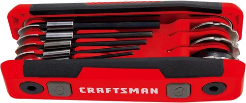 Vista 3 de CRAFTSMAN Juego de llaves hexagonales, MM, bloqueo plegable de 8 piezas (CMHT26024)
