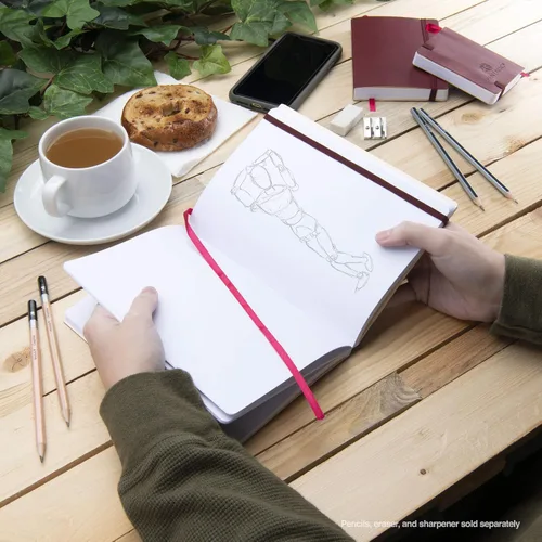 Vista 6 de Cuaderno de bocetos Travelers Dot Grid Pentalic Art, libre de ácidos