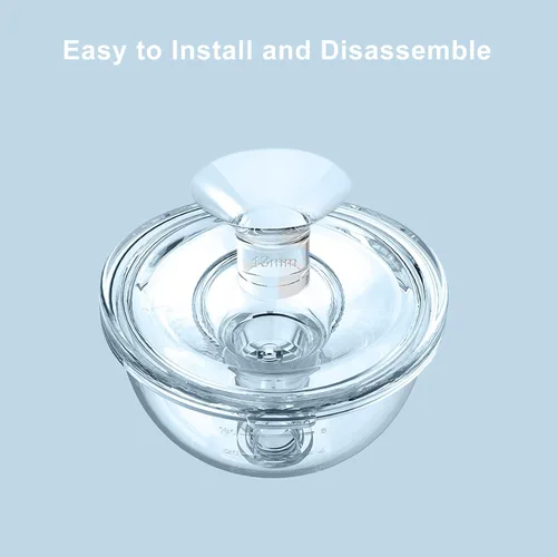 Vista 3 de NaNaLazy 6 piezas de inserción de brida de 0.51 pulgadas, compatible con Medela/TSRETE/momcozy S9/S10/S12/S9pro/S12pro Universal, protector de 13 mm